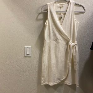 Madewell Crosshatch Side-Tie Dress